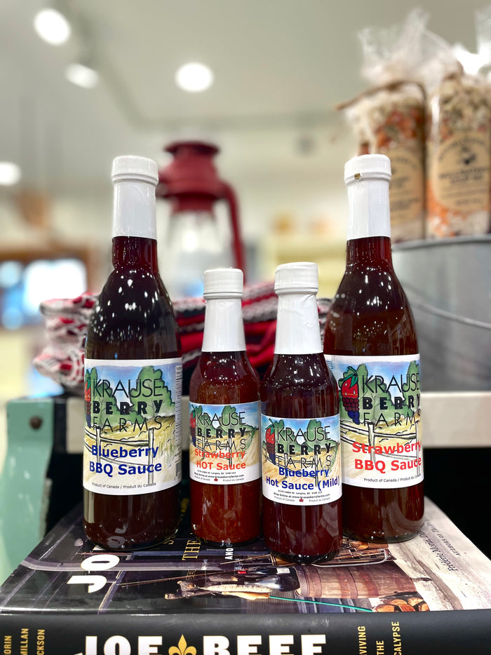 Krause Berry Farms handmade Hot Sauces and BBQ sauces