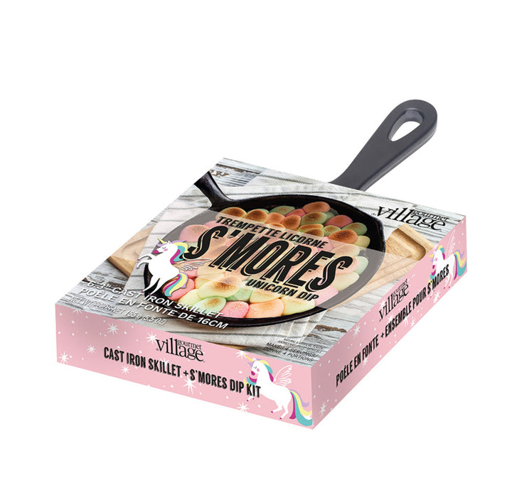 S’mores Unicorn Dip Skillet
