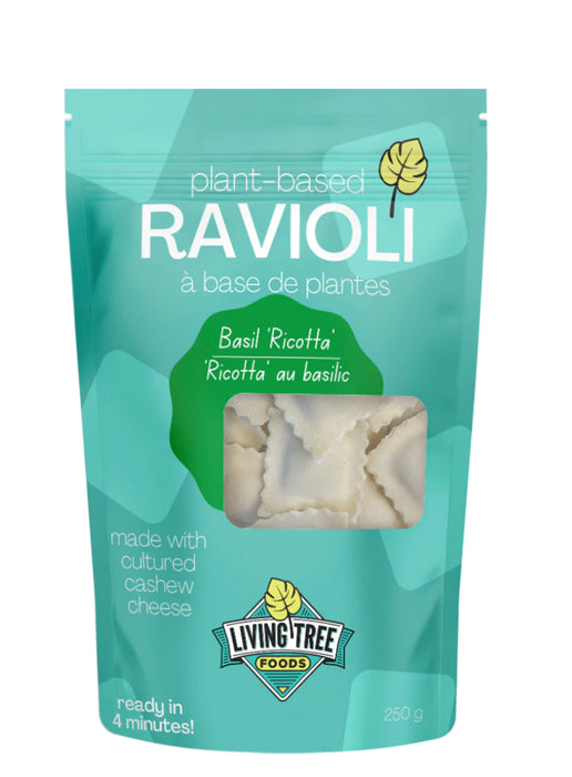 Basil 'Ricotta' Plant Based Ravioli