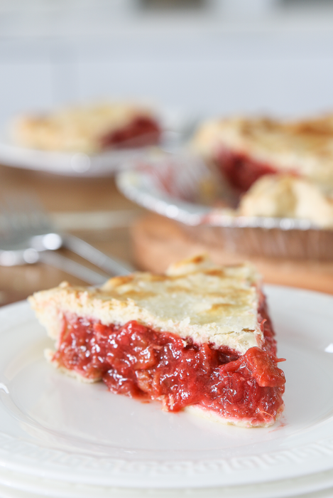 STRAWBERRY RHUBARB PIE