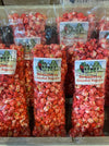 Our own strawberry popcorn is popped here at Krause Berry Farms. 
