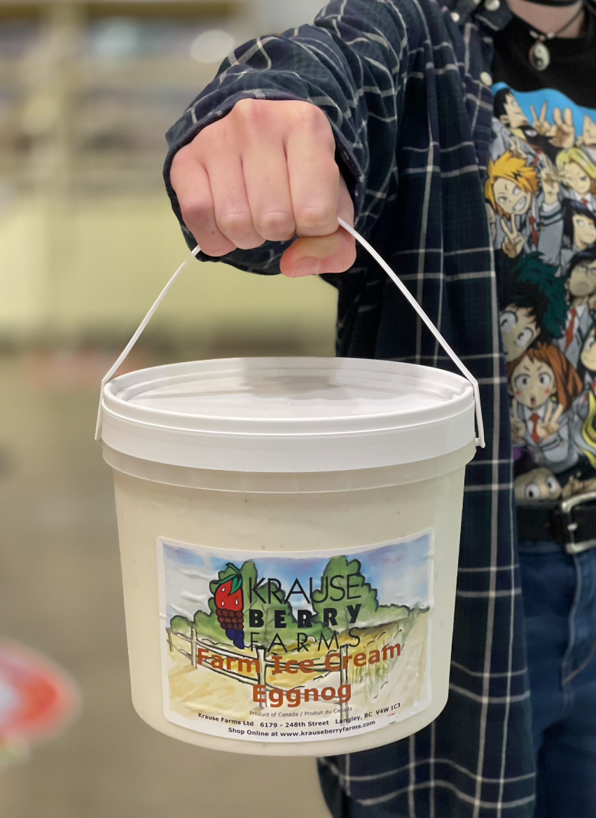 EGGNOG ICE CREAM Krause Farms Ltd