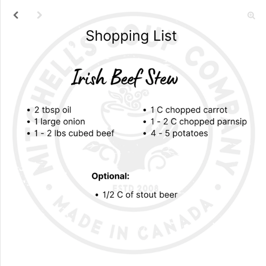 Irish Beef Stew Mix